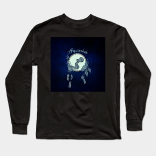 Zodiac sings aquarius Long Sleeve T-Shirt